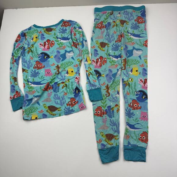 Little Sleepies x Disney Pixar Finding Nemo Bamboo Pajama Set, Size 7/8 - Picture 12 of 12